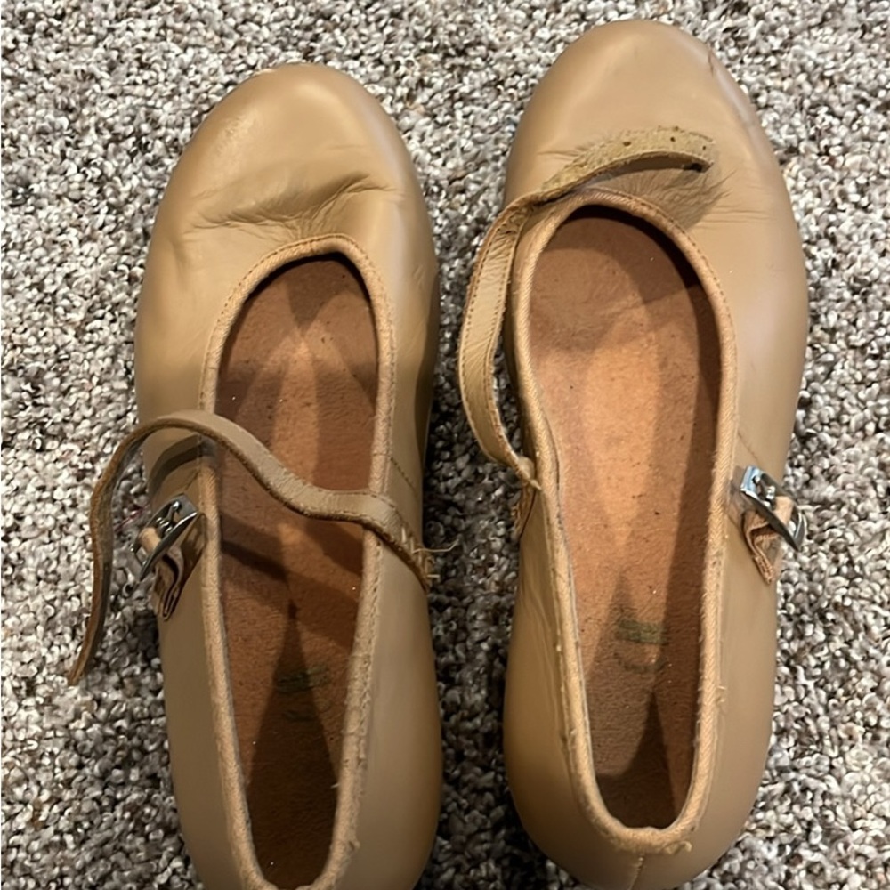 Tan Leather Women's Tap  Shoes
